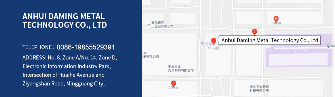 Company contact information displayed beside a location map
