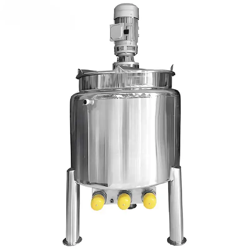 Mixing drum with a motor and front mounted control connections