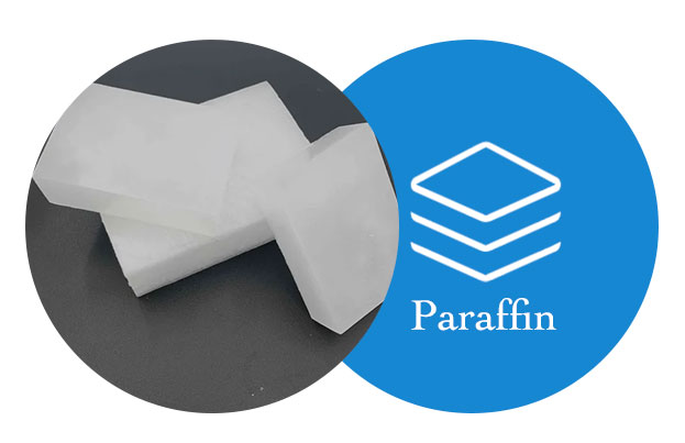 Paraffin application illustration for stainless steel containers